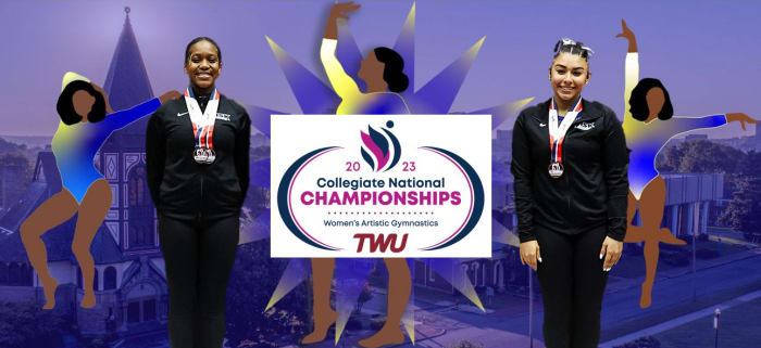 Morgan Price and Liberty Mora - Fisk Ladies Gymnastics